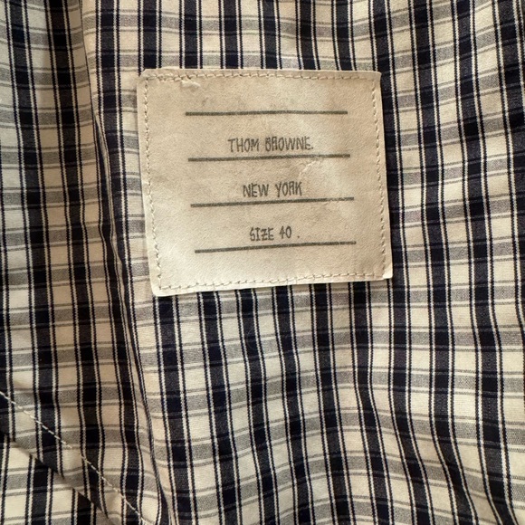 Thom Browne Womens Oxford Shirt Size 40 US 4  XS/S - Picture 7 of 8